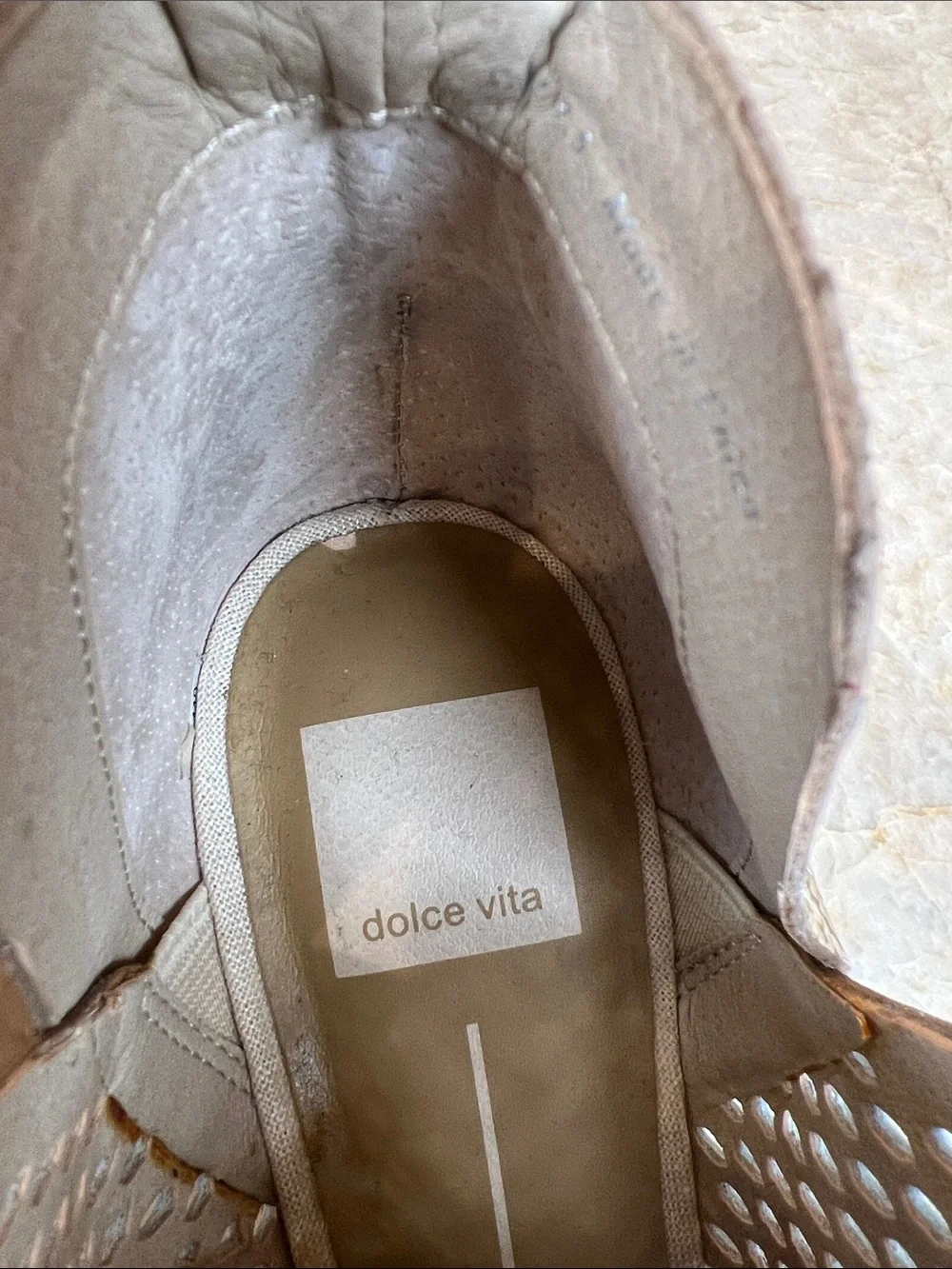 Dolce Vita Snake-Print Pointed Ankle Booties in Neutral Tones